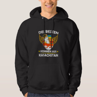 Veste À Capuche Yourte République du Kazakhstan Qazaqstan drapeau