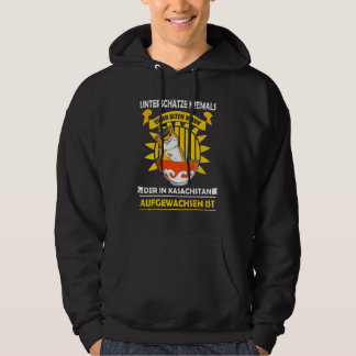 Veste À Capuche Yourte République du Kazakhstan Qazaqstan drapeau