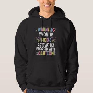 Veste À Capuche YVONNE Nom personnalisé Funny Cute personnalisé YV