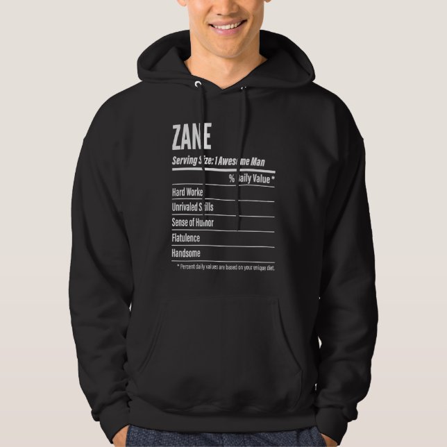 Veste À Capuche Zane  Nutritional Facts Serving Size Calories (Devant)