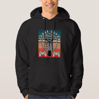 Veste À Capuche Zebra Gamer Can't Hear You I'm Gaming Zebra Gamer 