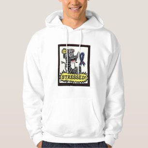 Veste À Capuche Zèbre soumis à une contrainte