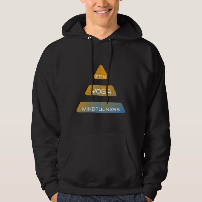 Veste À Capuche Zen Yoga Mindfulness 2 (Devant)