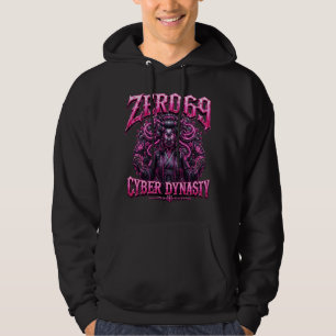 Veste À Capuche ZERO69 Cyber Dynasty – Protocole Néon Geisha