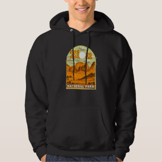 Veste À Capuche Zion National Park Vintage Artwork Artistic Souven