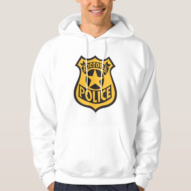 Veste À Capuche Zootopie| Insigne de police de Zootopia (Devant)