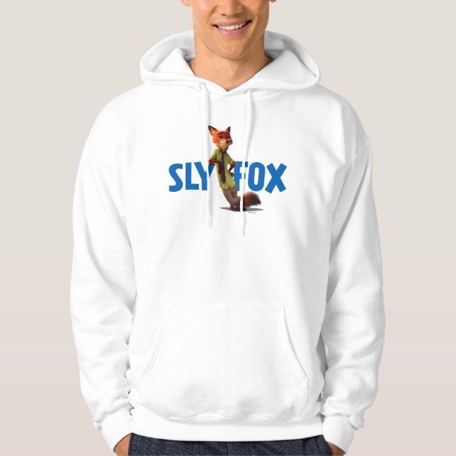 Veste À Capuche Zootopie| Nick Wilde - One Sly Fox (Devant)