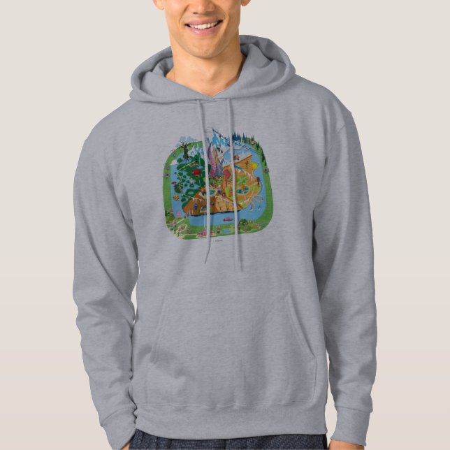 Veste À Capuche Zootopie| Plan de la ville (Devant)