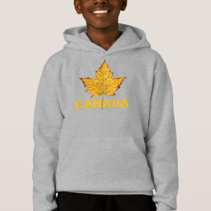 Veste à capuchon pour enfants Maple Leaf Canada Sw