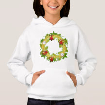Veste à capuchon pour fille de la série Noël