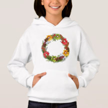 Veste à capuchon pour fille de la série Noël