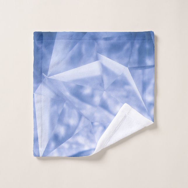 Veste de costume blanc et bleu (Gant de toilette)