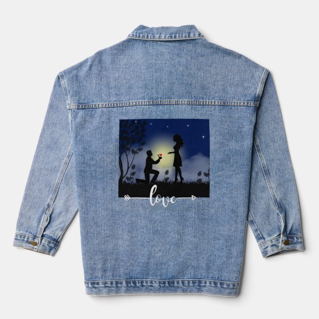Veste de denim classique Urban Edge (Verso)