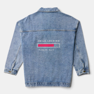 Veste Denim Chargement de sourire