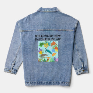 Veste Denim de la belle-fille personnalisée