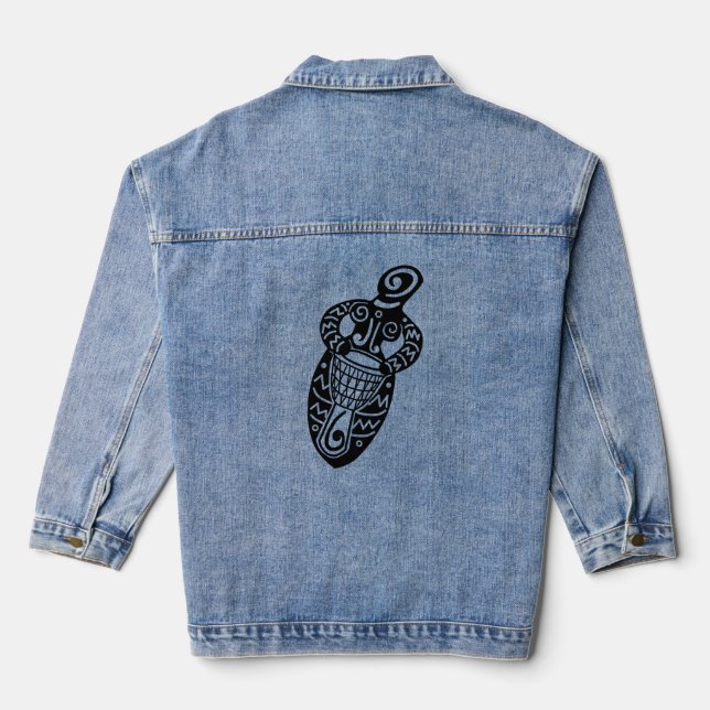 Veste Denim de la déesse de tambour (Verso)
