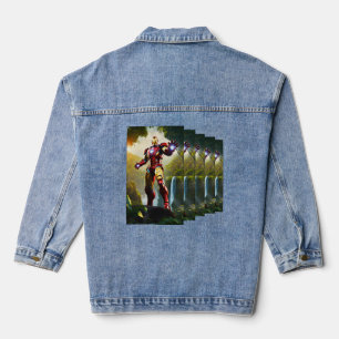 Veste Denim Décontractée imprimée Ironman