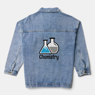 Veste Denim Design Bleu Beakers