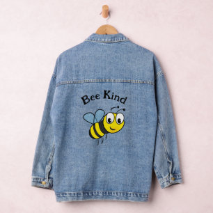 Veste Denim Design de l'abeille miel