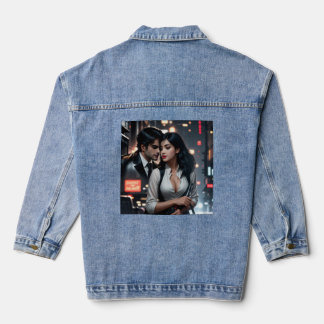 Veste Denim Femme d'Art numérique Parfait