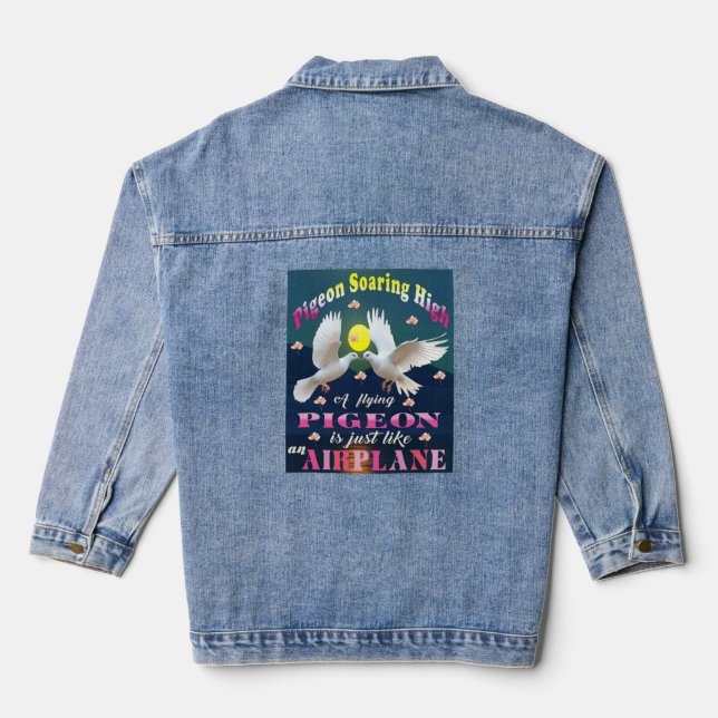Veste Denim Femme (Jean Jacket) (Verso)
