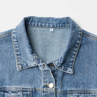 Veste Denim Femme, NUMEDR.1 LUCK Texte noir