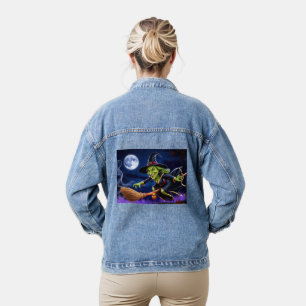 Veste Denim Halloween/Witch
