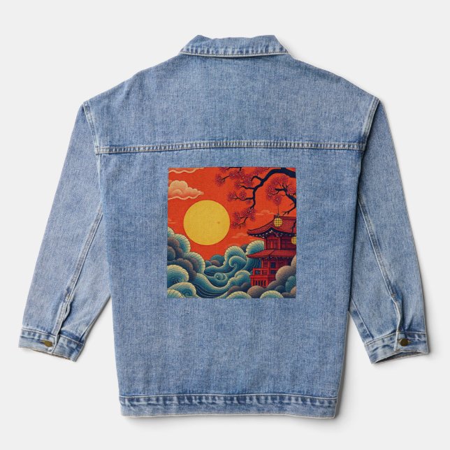 Veste Denim inspirée par l'Asie Pacifique (Verso)