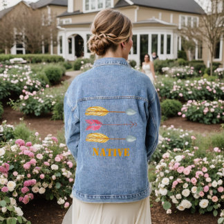 Veste Denim pour femmes amérindiennes Arrow