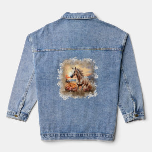 Veste Denim Sunset du Cheval Galloping