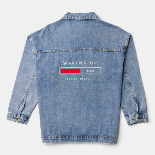 Veste Denim Waking Text