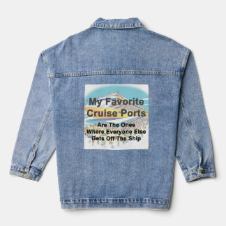 VESTE EN DENIM - Mes Ports De Croisière Préférés