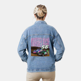 Veste en jean avec photo de conducteur personnalis