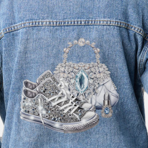Veste en jean de basket glamour pour femme