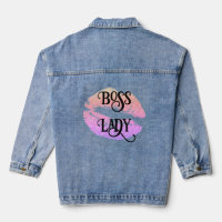 Veste en jean de patronne