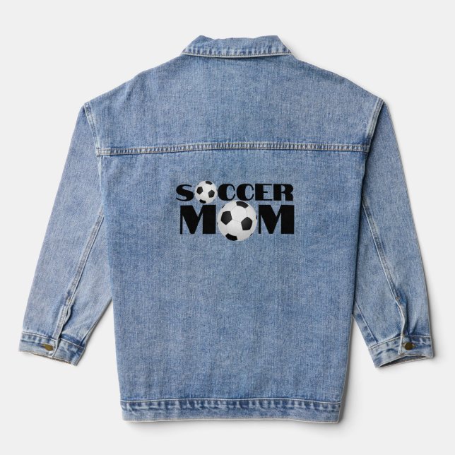 Veste en jean pour maman de footballeur (Verso)