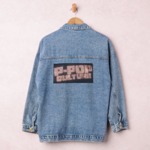 Veste en jean rétro de la culture P-Pop Audacieu