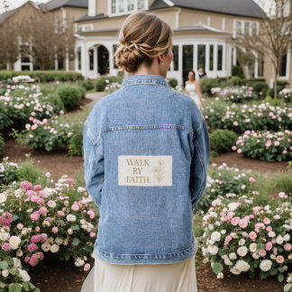 Veste en jean Walk By Faith