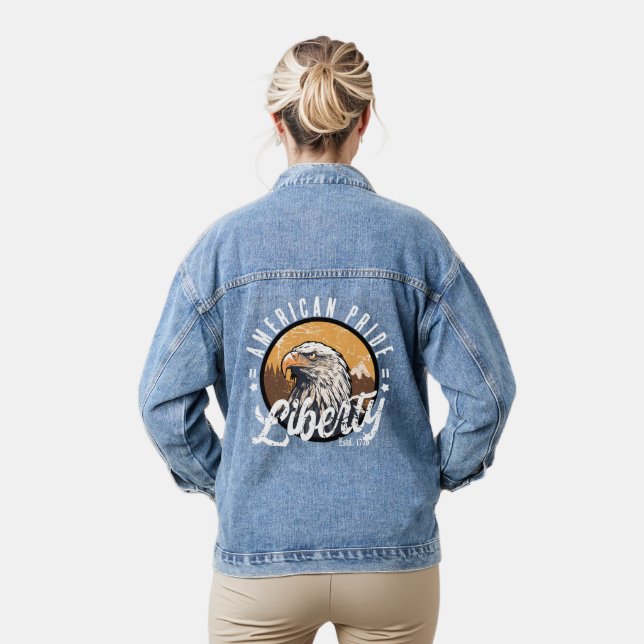 Veste Liberty American Pride Eagle Denim (Modèle)