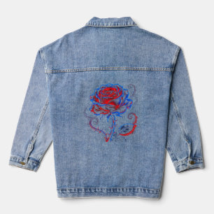 Veste Neon Rouge Bleu Rose Glow
