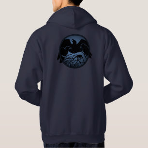 Veste Sweat - shirt à capuche corbeau Veste d'art 