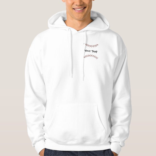 Veste Sweat - shirt à capuche de baseball (Devant)