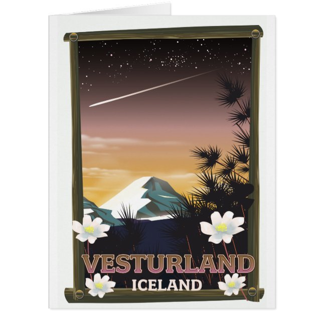 Vesturland Islande affiche voyage (Devant)
