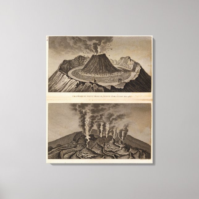 Vesuve, Dolomieu Canvas Print (Front)
