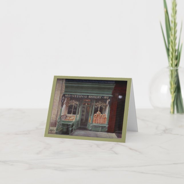 Vesuvio Bakery NYC Card (Front)