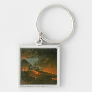 Vesuvius Erupting Keychain