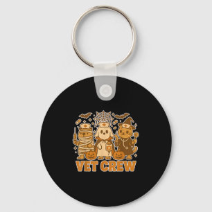 Vet Crew Halloween Costume Dog Cat Capybara Pet Te Keychain