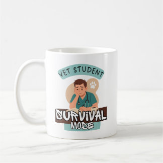 Vet Student Survival Mode – Vet Student Design Coffee Mug