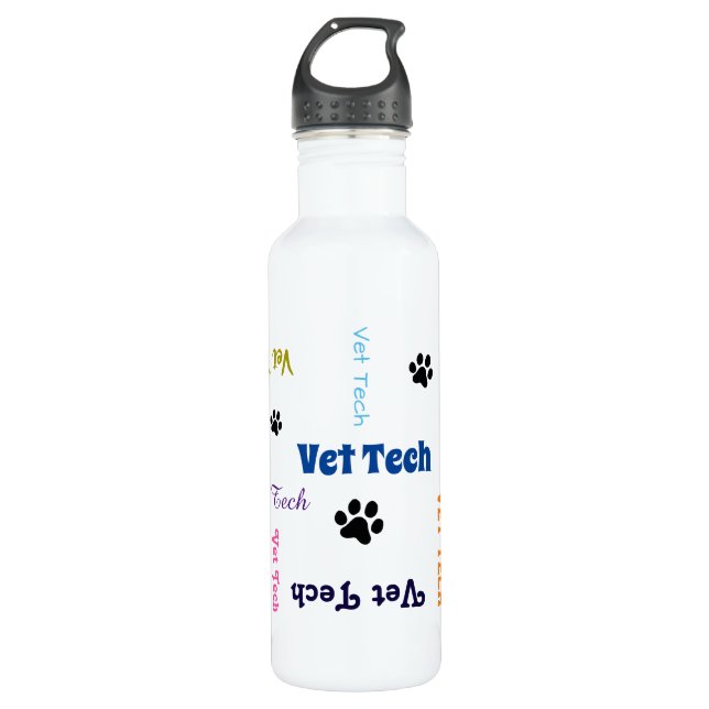 Vet Tech  710 Ml Water Bottle (Front)