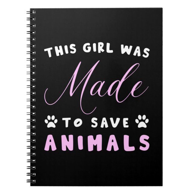 Vet Tech Assistant and Veterinarian gift idea  Notebook (Front)